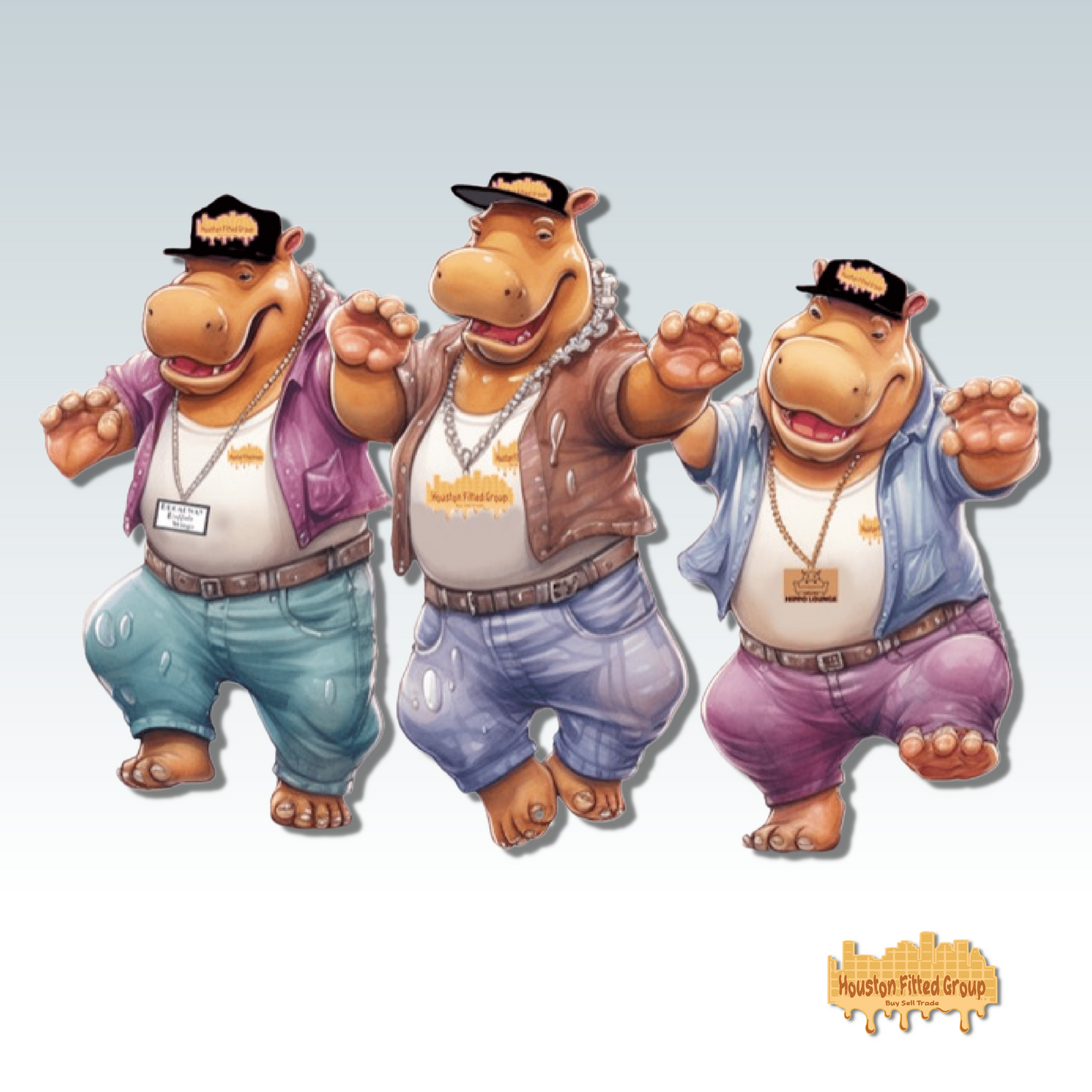 HFG Dancing Hippos Tee